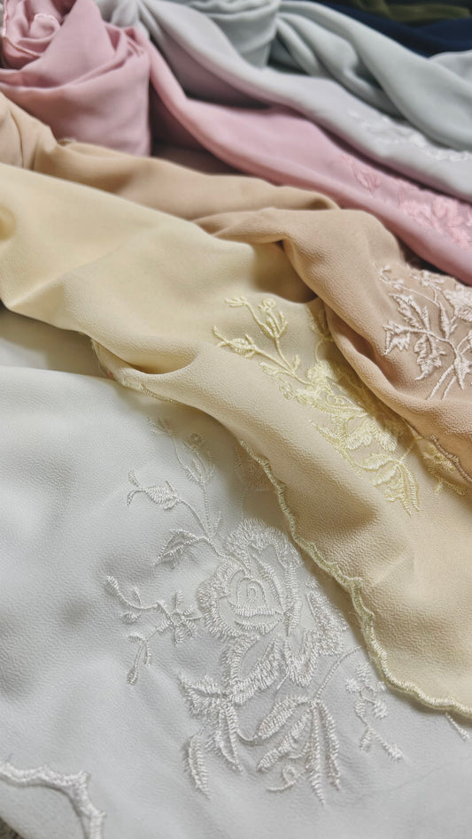Chiffon Sulam Shawl